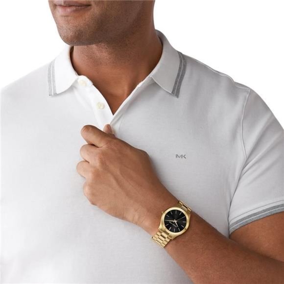 Michael Kors Men\'s Slim Runway Stainless Steel Quartz Watch main image 4